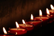 Photo of line of candles