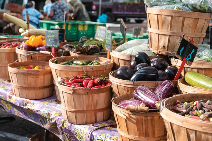 Support local farmers by taking advantage of locally-produced food