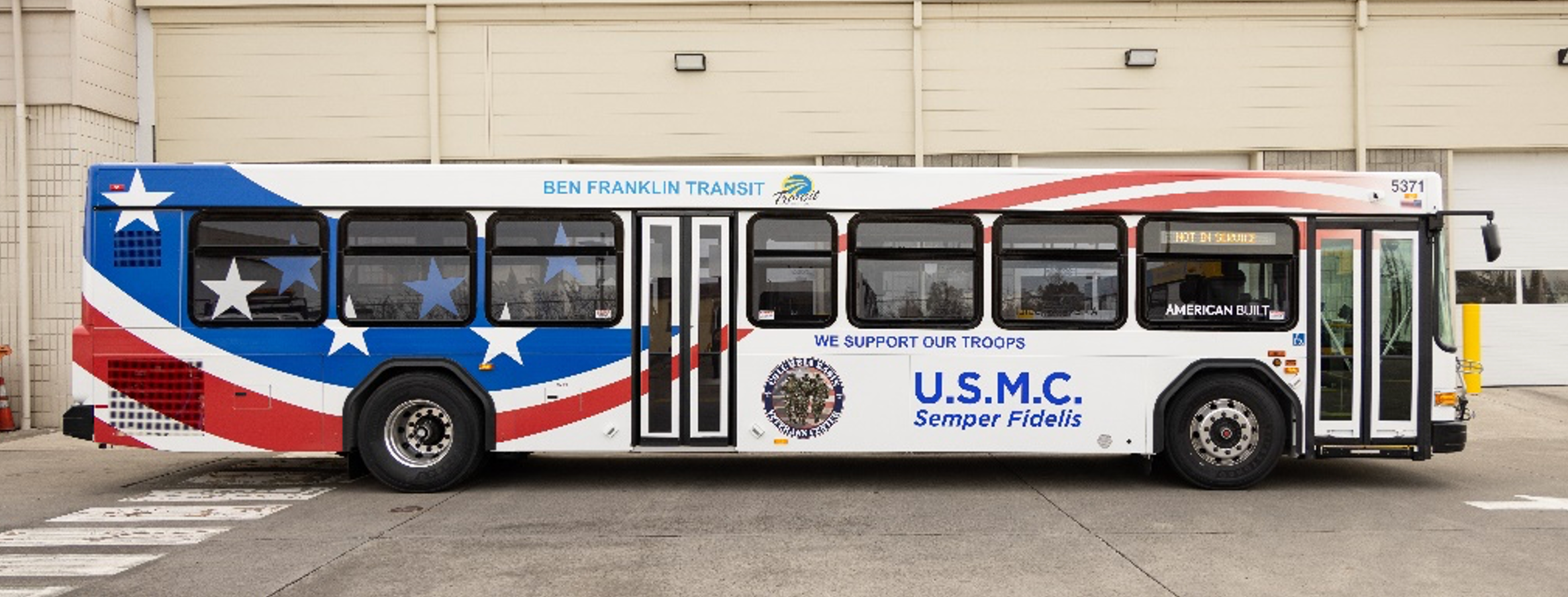 Ben Franklin Transit Rolls Out Military Appreciation Buses | Tri-Cities ...