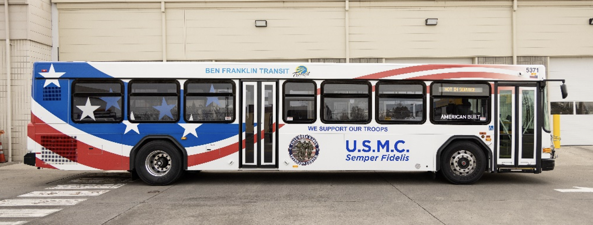 Ben Franklin Transit Rolls Out Military Appreciation Buses | Tri-Cities ...