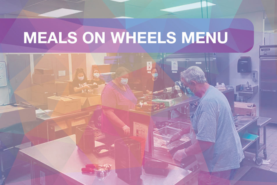 Meals on Wheels menu – November 2024